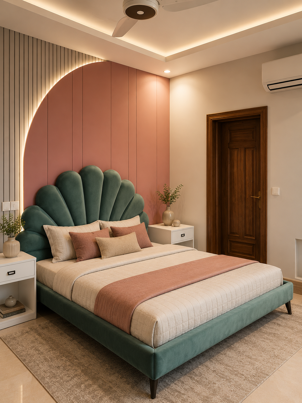 Wood soul Royale Petal Bed