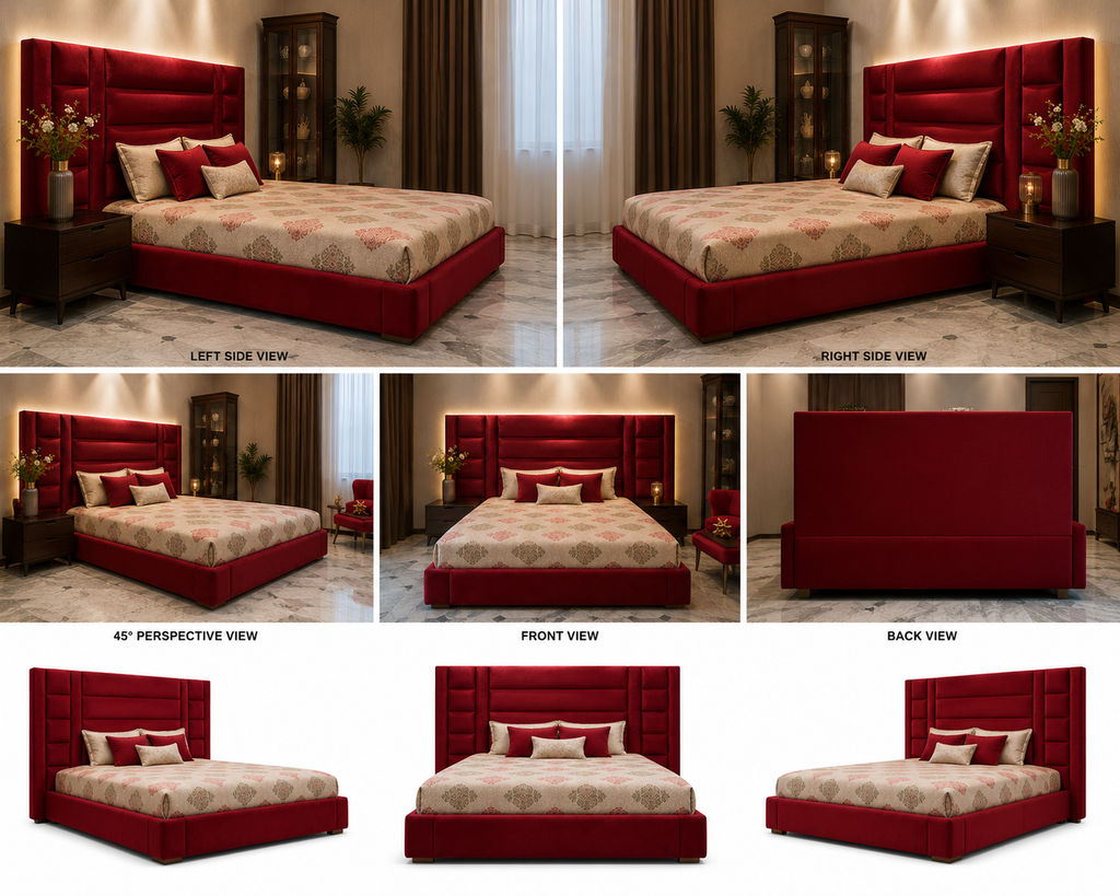 Imperial Velvet Bed